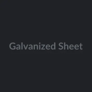 Galvanized Sheet